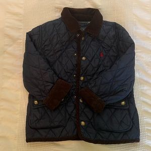 Ralph Lauren 3T Diamon Quilted Navy Jacket